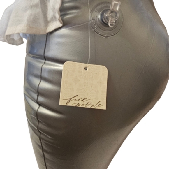 White Free People Women's Ellie Crochet Top - Picture 5 of 10